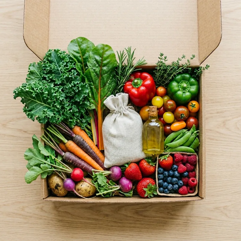 Harvest boxes — organic, from Healthy Bowl farms