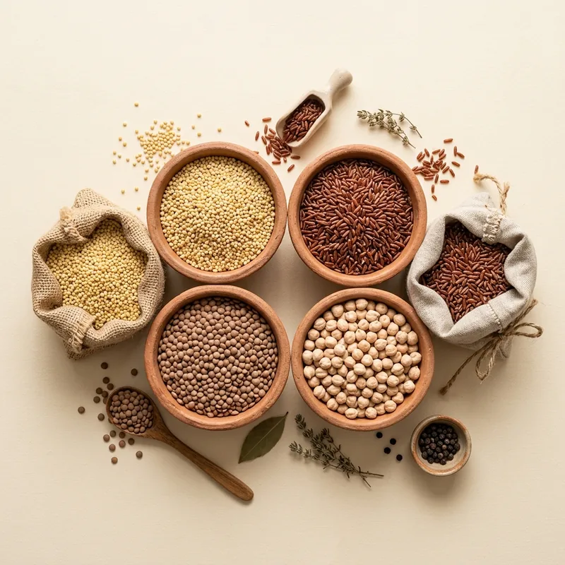 Grains & millets — organic, from Healthy Bowl farms